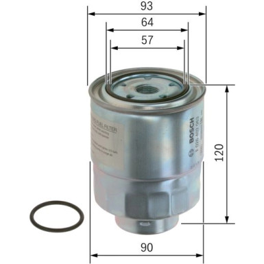 Kraftstofffilter HONDA CR-V,Civic F 026 402 063