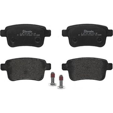 BREMBO Bremsklötze HA P 50 107 BREMBO Bremsklötze HA P 50 107