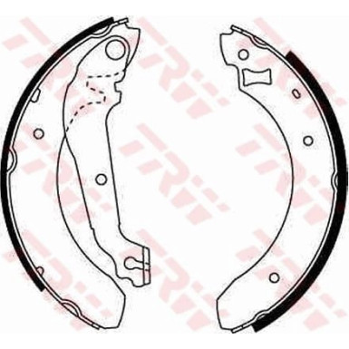 51 461 026 Bremsbacken GS6207 51 461 026 Bremsbacken GS6207