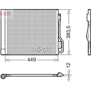 DENSO Kondensator, Klimaanlage DCN16002
