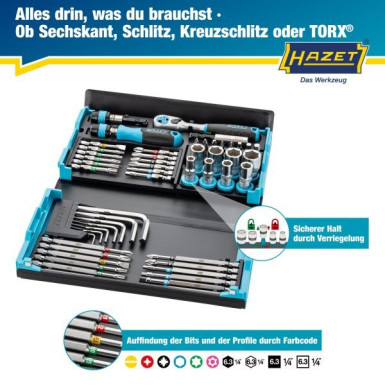 HAZET Set, Schraubendreher-Einsatz (Bits) 2200SC-32 HAZET Set, Schraubendreher-Einsatz (Bits) 2200SC-32