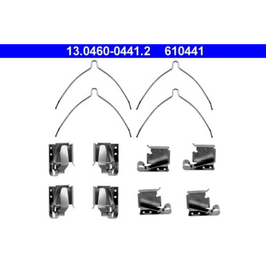 ATE Zubehör, Bremsbeläge 13.0460-0441.2 ATE Zubehör, Bremsbeläge 13.0460-0441.2