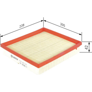 Luftfilter BMW 1,2,3,4 Serie F 026 400 375