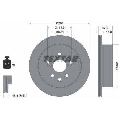 Bremsscheibe 92334403 Bremsscheibe 92334403