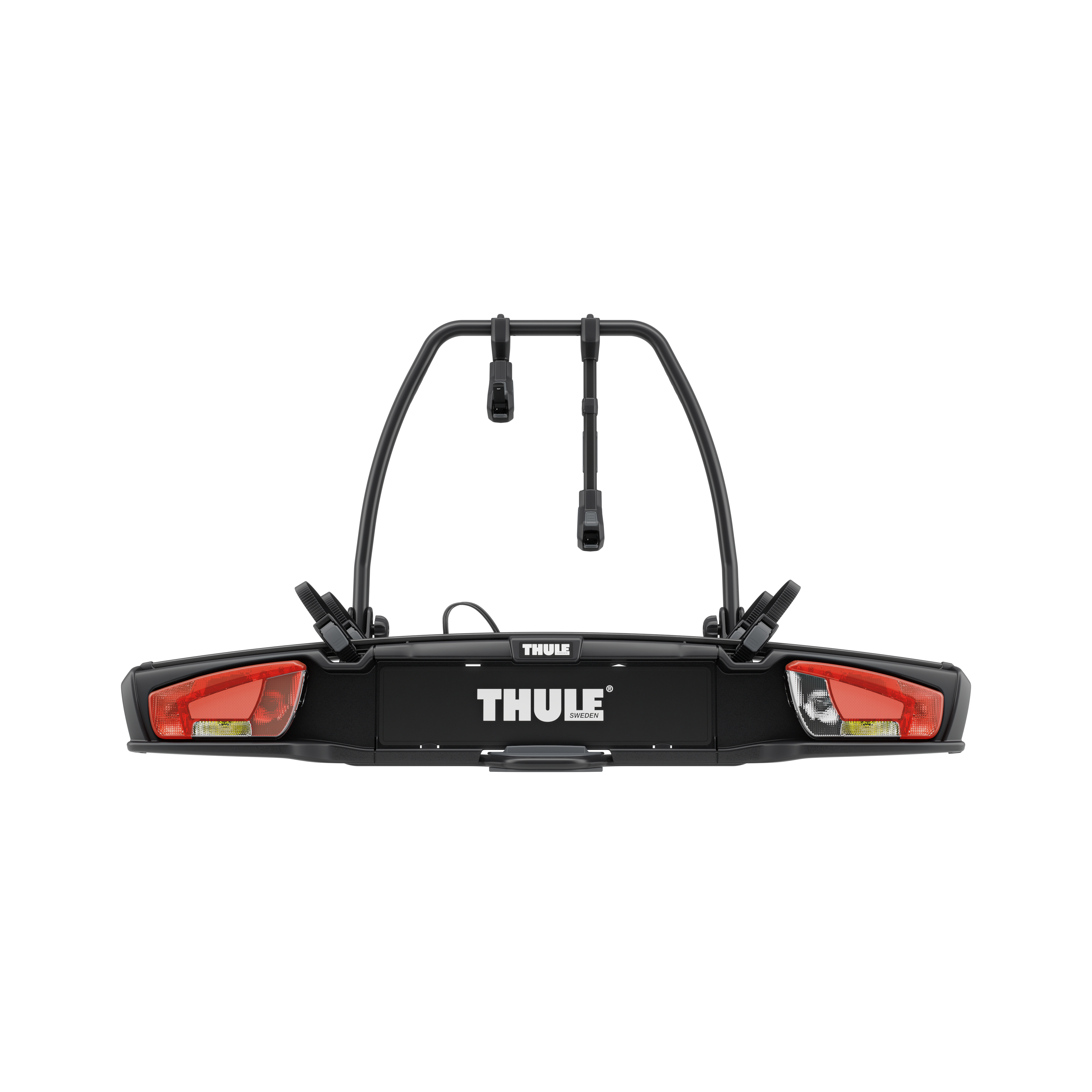 Thule VeloSpace 3 Plattform Fahrradträger für 2 Fahrräder an der Anhängerkupplung klappbar 9032100