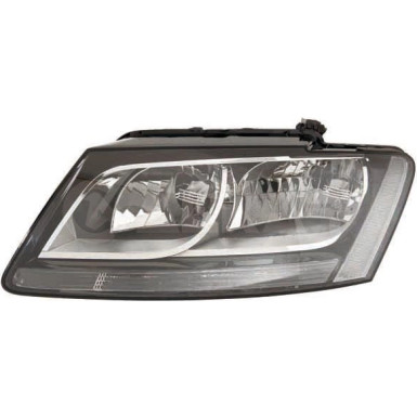Scheinwerfer L H7/H7 +LWR +MOT SCHWARZ AUDI Q5 11,08-8,12 1360,506,1
