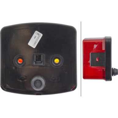 LKW 3K Leuchte ohne Kennzeichenbeleuchtung 2SD 002 776-231