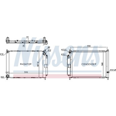 Wasserkühler PKW 637636 Wasserkühler PKW 637636