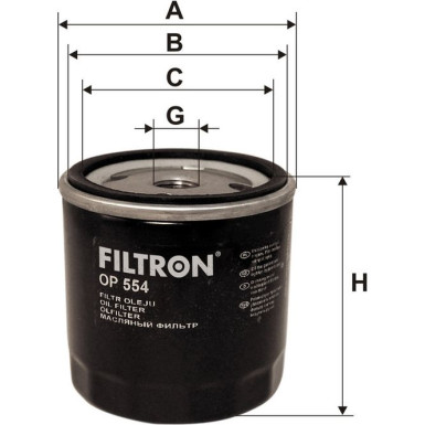 FILTRON Ölfilter OP 554 FILTRON Ölfilter OP 554