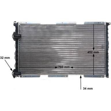 Kühler, Motorkühlung BEHR CR 526 000S