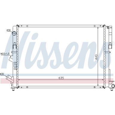 Wasserkühler PKW 63838