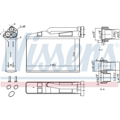 Heizkühler PKW 70530