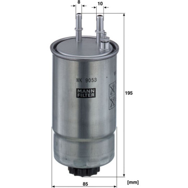 Mann & Hummel Kraftstofffilter PKW CITROEN Jumper,FIAT Ducato 06 WK 9053 z