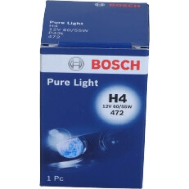 H4 12V 60/55W PURE LIGHT 1987302041 H4 12V 60/55W PURE LIGHT 1987302041