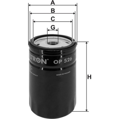 FILTRON Ölfilter OP 526 FILTRON Ölfilter OP 526