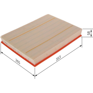 Luftfilter F 026 400 055 Luftfilter F 026 400 055