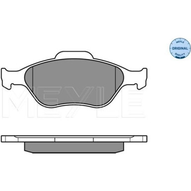 Bremsbelagsatz Toyota P. Yaris 06- Mit Sensor 025 232 0217/W Bremsbelagsatz Toyota P. Yaris 06- Mit Sensor 025 232 0217/W