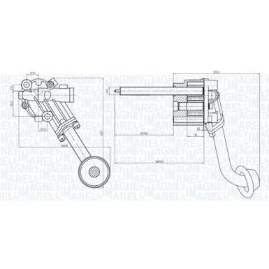 MAGNETI MARELLI Ölpumpe 351516000036 MAGNETI MARELLI Ölpumpe 351516000036
