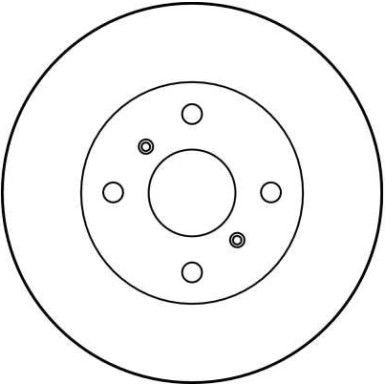 Bremsscheibe Toyota P. Corolla 1.3-1.6/1.8D 87-93 DF1423 Bremsscheibe Toyota P. Corolla 1.3-1.6/1.8D 87-93 DF1423