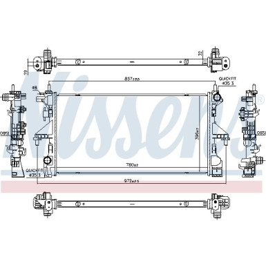 Wasserkühler PKW Fiat Ducato 06 FIRST FIT 606756