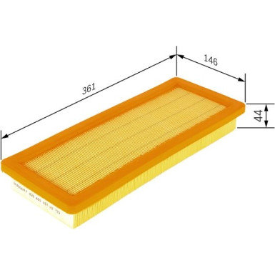 Luftfilter F 026 400 151 Luftfilter F 026 400 151
