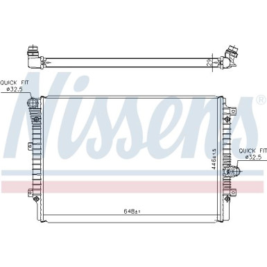 Wasserkühler PKW VW Beetle 11 FIRST FIT 65336