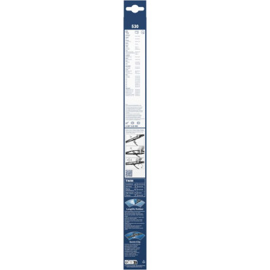 530 BOSCH Wischerblatt 3397118400 530 BOSCH Wischerblatt 3397118400