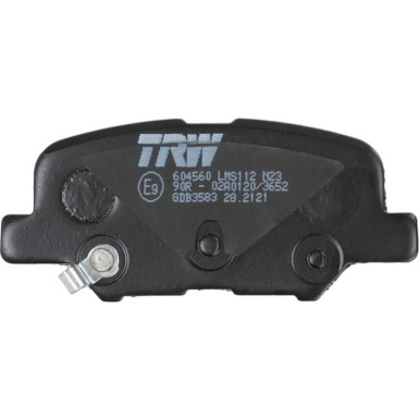 Bremsklötze HA CITROEN,MAZDA,MITSUBISHI ASX 10 COTEC GDB3583 Bremsklötze HA CITROEN,MAZDA,MITSUBISHI ASX 10 COTEC GDB3583