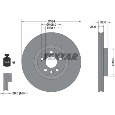 Bremsscheibe 92293205 Bremsscheibe 92293205