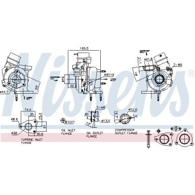 Nissens Turbo 93419