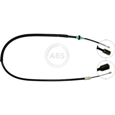 A.B.S. Handbremsseil Seilzug Festellbremse K19207