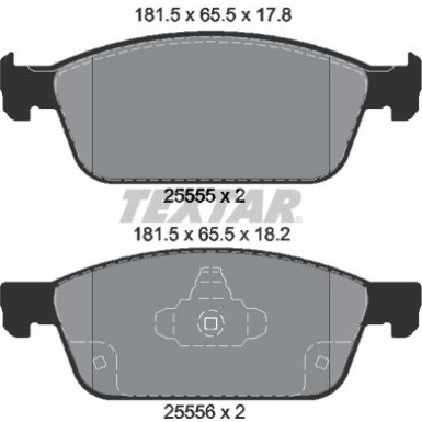 Bremsbelagsatz Ford P. Focus/Kuga/Tourneo/Transit 13 2555501 Bremsbelagsatz Ford P. Focus/Kuga/Tourneo/Transit 13 2555501