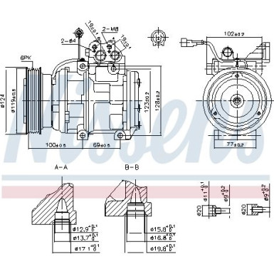 Kompressor PKW HYUNDAI TUSCON 04 FIRST FIT 89265