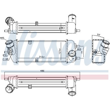 Ladeluftkühler PKW Hyundai Accent 05 96270