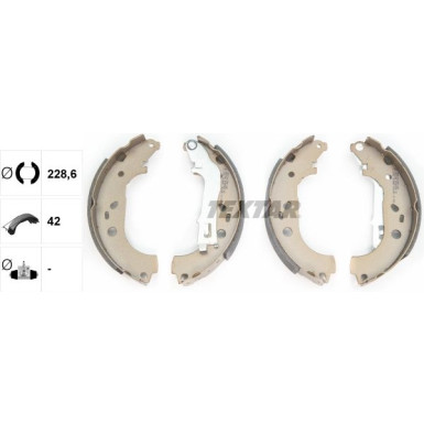 Bremsbacken Fiat Doblo 10- 228Mm 91062000 Bremsbacken Fiat Doblo 10- 228Mm 91062000