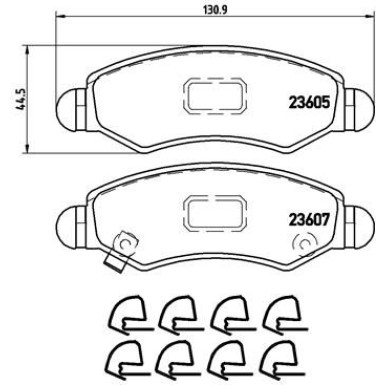 BREMBO Bremsklötze VA OPEL Agila SUZUKI Ignis 00 PRIME LINE P 79 015 BREMBO Bremsklötze VA OPEL Agila SUZUKI Ignis 00 PRIME LINE P 79 015