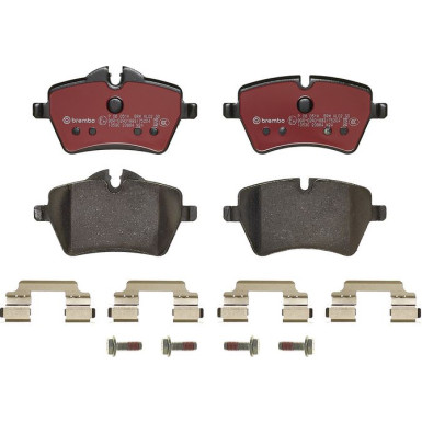 BREMBO Bremsklötze Xtra VA MINI Cabriolet 01-15 XTRA LINE P 06 051X BREMBO Bremsklötze Xtra VA MINI Cabriolet 01-15 XTRA LINE P 06 051X