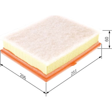 Luftfilter TOYOTA F 026 400 545