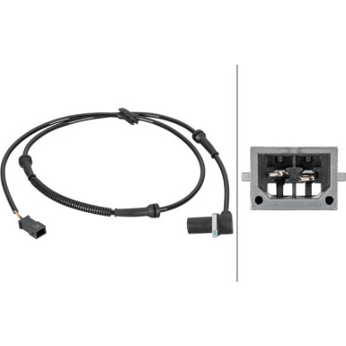 HELLA Sensor, Raddrehzahl 6PU 012 806-831 HELLA Sensor, Raddrehzahl 6PU 012 806-831