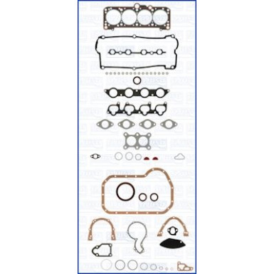 AJUSA Dichtungsvollsatz, Motor 50091000 FIBERMAX