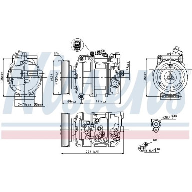 Kompressor PKW AUDI Q7 06- 3,6FSI A +/-KL FIRST FIT 890025