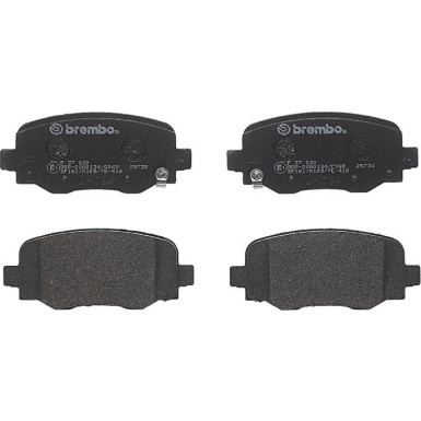 BREMBO Bremsklötze HA P 37 020 BREMBO Bremsklötze HA P 37 020