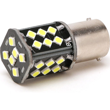 LED Lampe Birne Metalsockel R5W Ba15s 30x 2835 SMD Weiß LED Lampe Birne Metalsockel R5W Ba15s 30x 2835 SMD Weiß