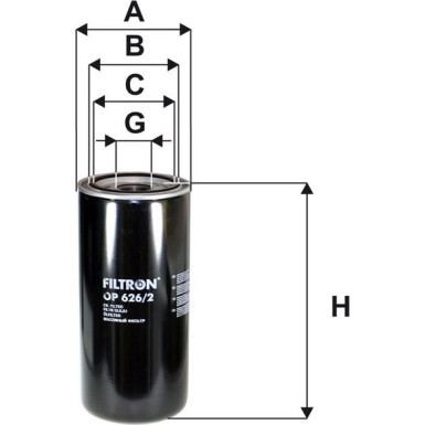 FILTRON Ölfilter OP 626/2 FILTRON Ölfilter OP 626/2