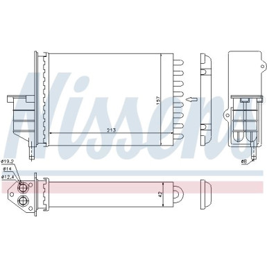 Heizkühler PKW FIAT SEICENTO 98 71450