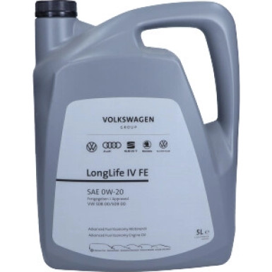 Original VAG Motoröl Longlife IV FE 0W-20 VW 508 00 / 509 00 5 Liter GS60577M4