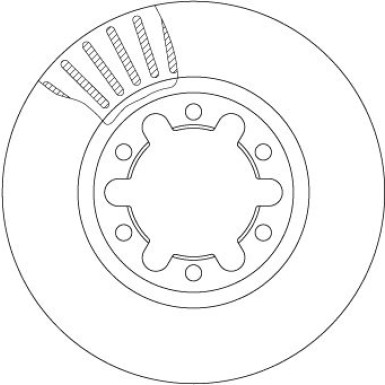 83 481 050 Bremsscheibe VA MAZDA Ranger,B-Serie 98 DF7237