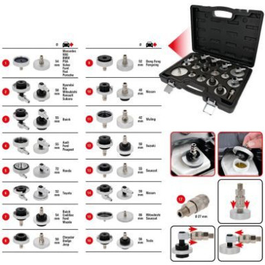 KS TOOLS ZESTAW ADAPTERÓW DYSZY ODPOWIETRZAJ CYCH, 17 SZT. 160.0815 KS TOOLS ZESTAW ADAPTERÓW DYSZY ODPOWIETRZAJ CYCH, 17 SZT. 160.0815