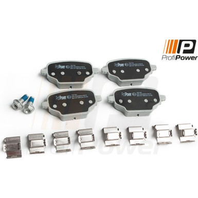 PROFIPOWER Bremsbelagsatz, Scheibenbremse 1B2166 PROFIPOWER Bremsbelagsatz, Scheibenbremse 1B2166