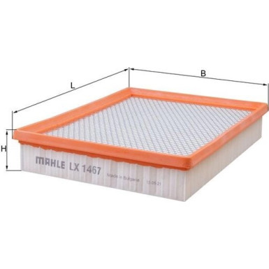 MAHLE Luftfilter LX 1467